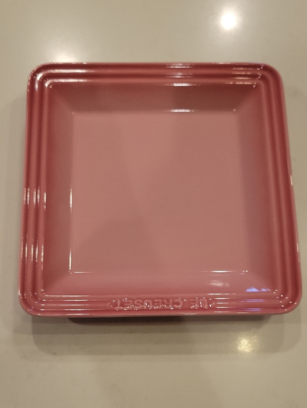Le Creuset Pink Rose Quartz Square Plate